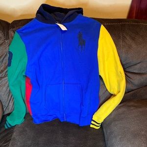 Boys polo hoodie